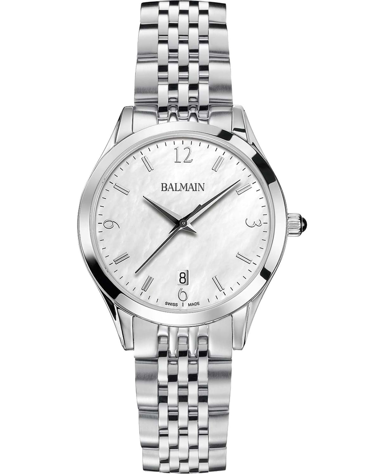 Balmain Balmain Classic R B4311.31.84  B4311.31.84 кварцевые женские часы серебристый циферблат, браслет нержавеющая сталь — вид спереди